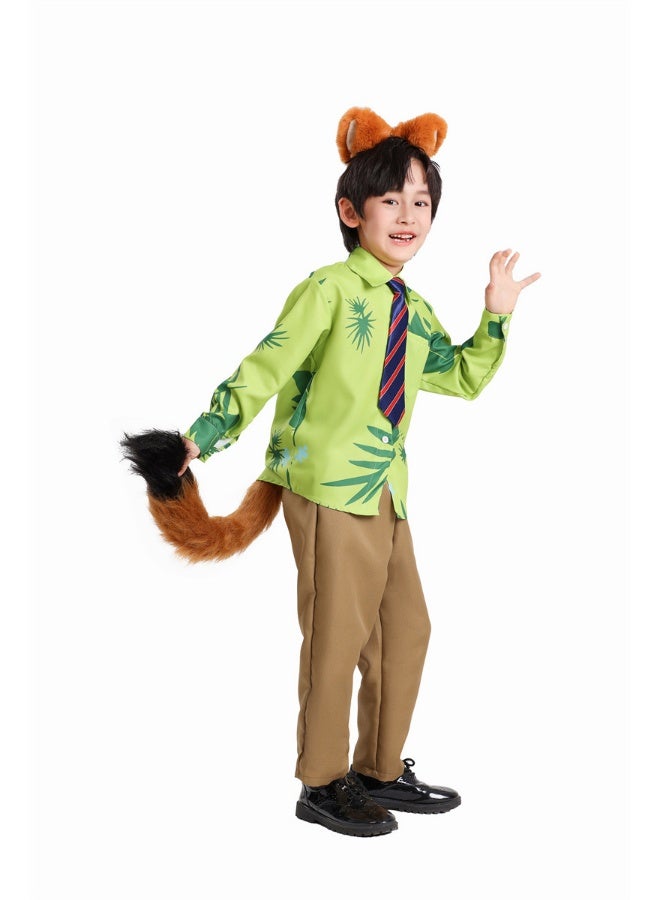 Children's Adult Nick Fox Long-Sleeved Shirt COSPLAY Set - Image 2