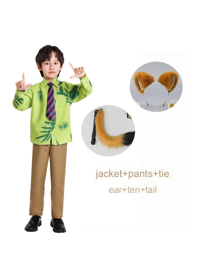 Children's Adult Nick Fox Long-Sleeved Shirt COSPLAY Set - Image 1
