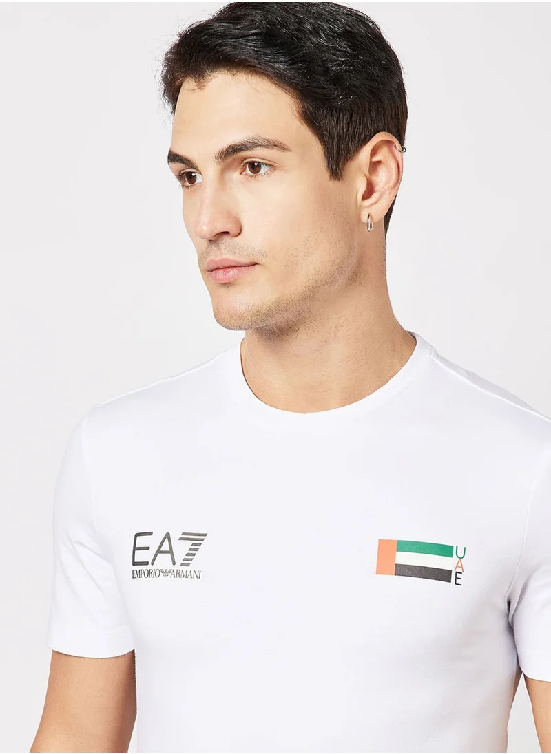 EA7 Emporio Armani Logo Crew Neck T-Shirt