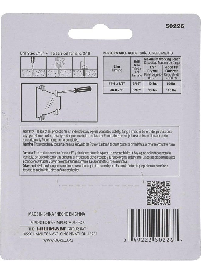 أو أو كيه 534016 1/4 بوصة 20 رطل حامل مرايا بلاستيكي قابل للتعديل، 4 عبوات - Image 5