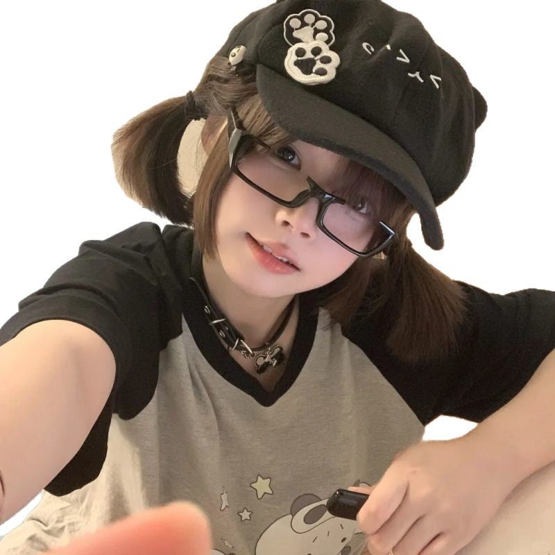 Cute Cartoon Cat Ear Baseball Cap for Women - Image 5