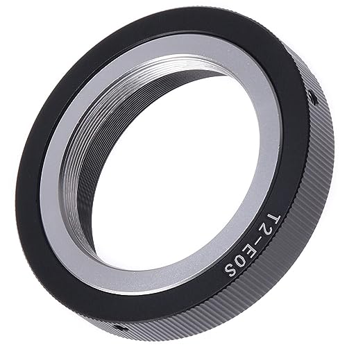 FocusFoto T2 T Mount Lens to EF Mount Adapter Ring for Canon EOS 90D 80D 77D 70D 60D 5D Mark II III IV 5D2 5D3 7D 6D 200D II 1500D 1300D 1200D 850D 800D 760D 750D 700D 650D 100D Camera Body - Image 1