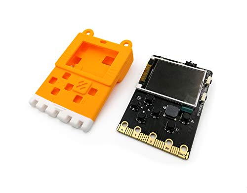 Kittenbot Meowbit CardSized Retro Computer Video Game Console Codable Console for Microsoft Makecode Arcade and Python Compatible with Microbit Expansion Board for Build RobotOrange - Image 5