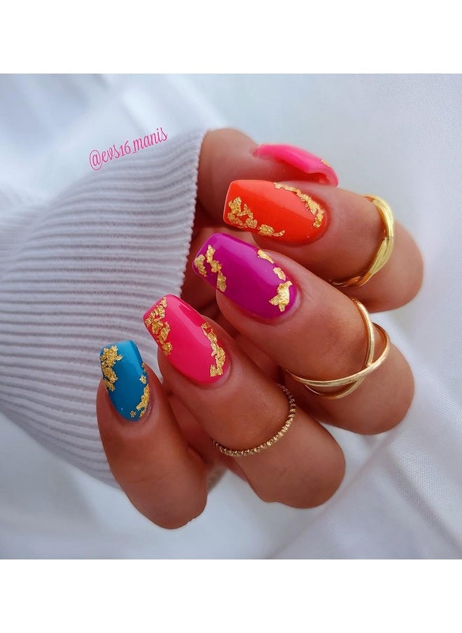 AIMEILI AIMEILI Hot Pink Neon Gel Nail Polish Soak Off Summer Yellow Gel Nail Lacquer, Neon Pink Neon Orange Blue Purple Nail Polish Color Gel Set Of 6pcs X 10ml - Kit Set 11  - Image 5
