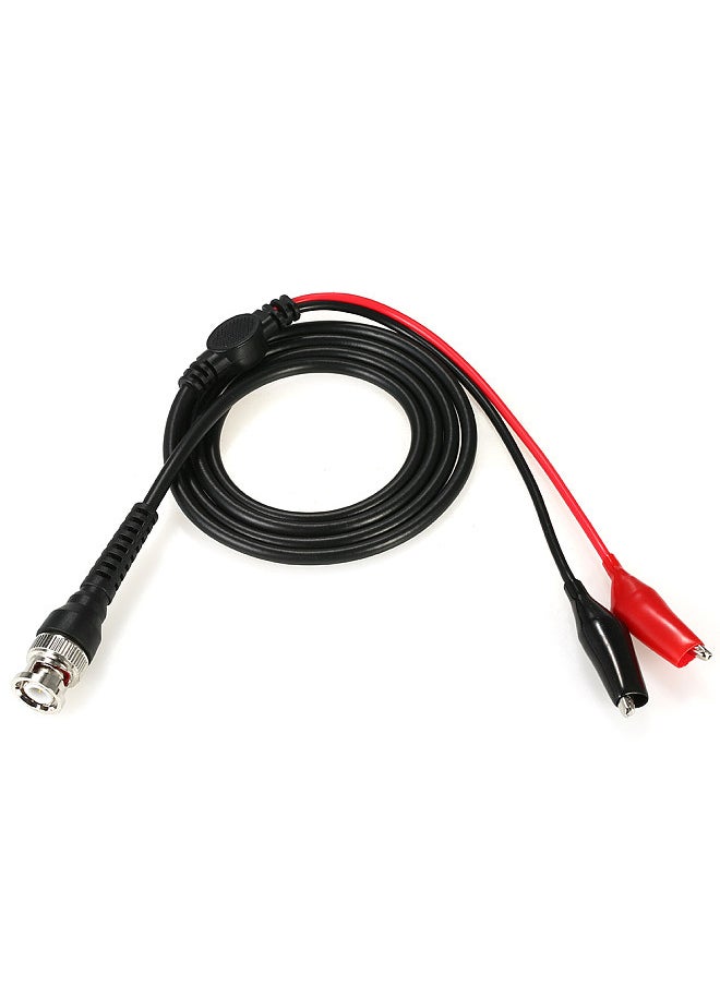 BNC to Alligator Clips Test Lead Kits BNC to Dual Testing Clip Test Leads Probe 50MΩ RF Coaxial Cable with BNC Head