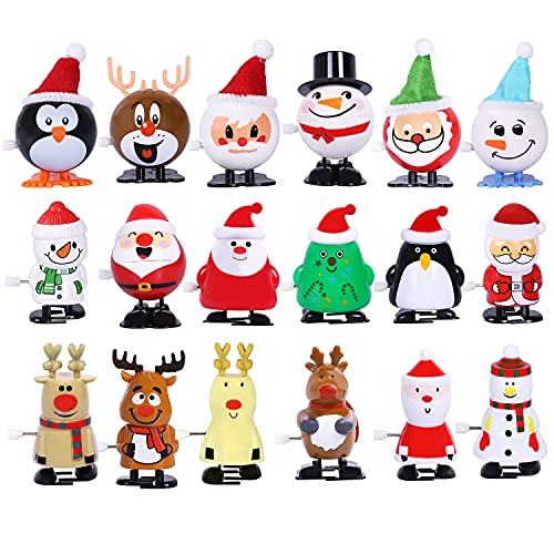 Max Fun 18pcs Christmas Stocking Stuffers Wind Up Toys Assortment for Party Favors  Goody Bag Fillers - Image 1