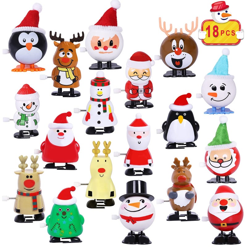Max Fun 18pcs Christmas Stocking Stuffers Wind Up Toys Assortment for Party Favors  Goody Bag Fillers - Image 3