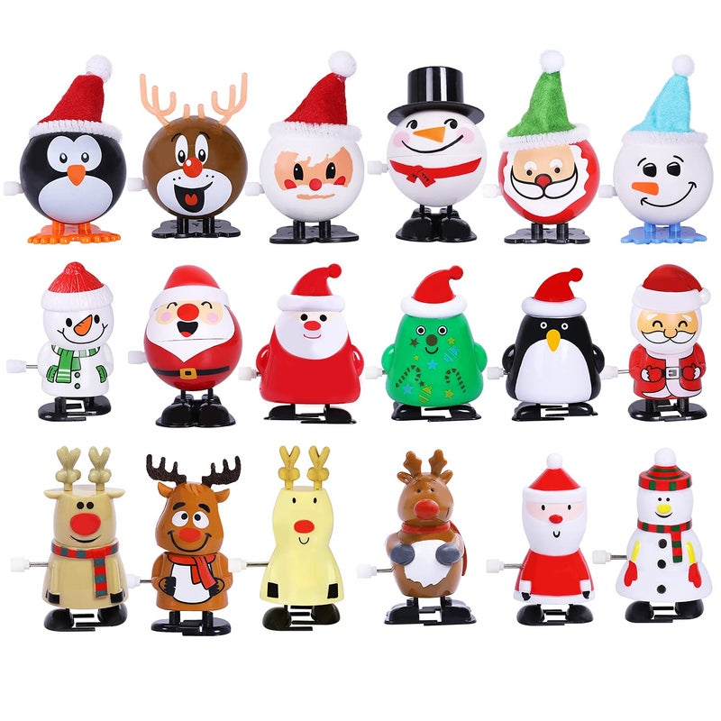 Max Fun 18pcs Christmas Stocking Stuffers Wind Up Toys Assortment for Party Favors  Goody Bag Fillers - Image 2