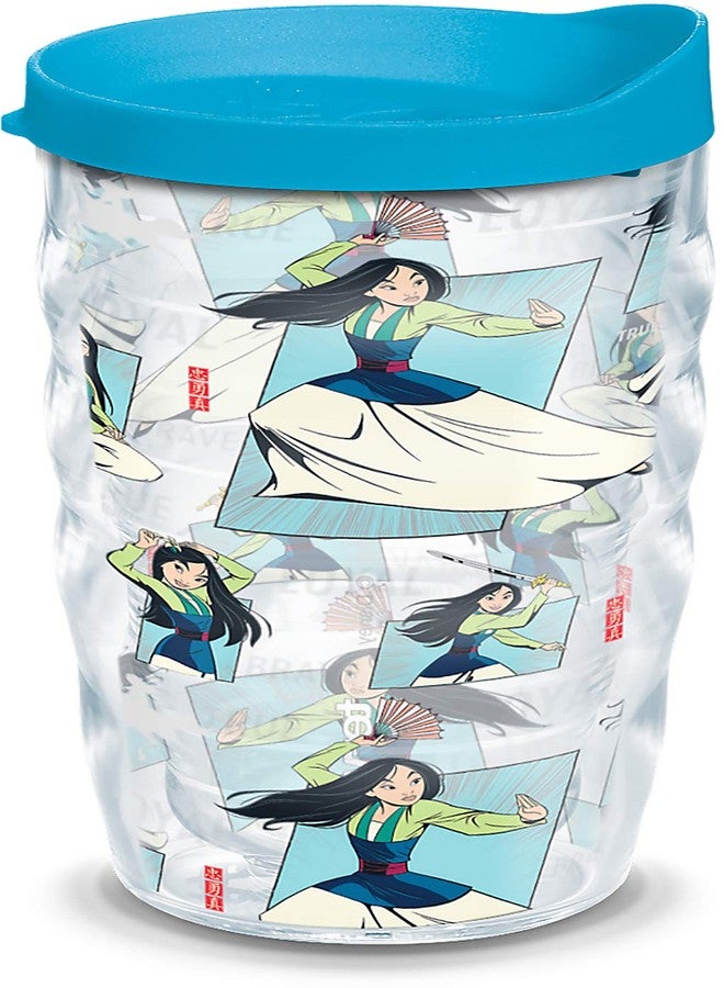 Tervis Made in USA Double Walled Disney - Mulan Collage Insulated Tumbler Cup Keeps Drinks Cold & Hot, 10oz Wavy, Collage - Image 1