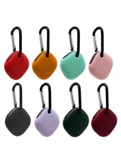 Generic Ecosystem Silicone Case with Key Ring Bag Charm Clip Compatible with Sam Sung Galaxy SmartTag,1 Pack, (Black)  - Image 4