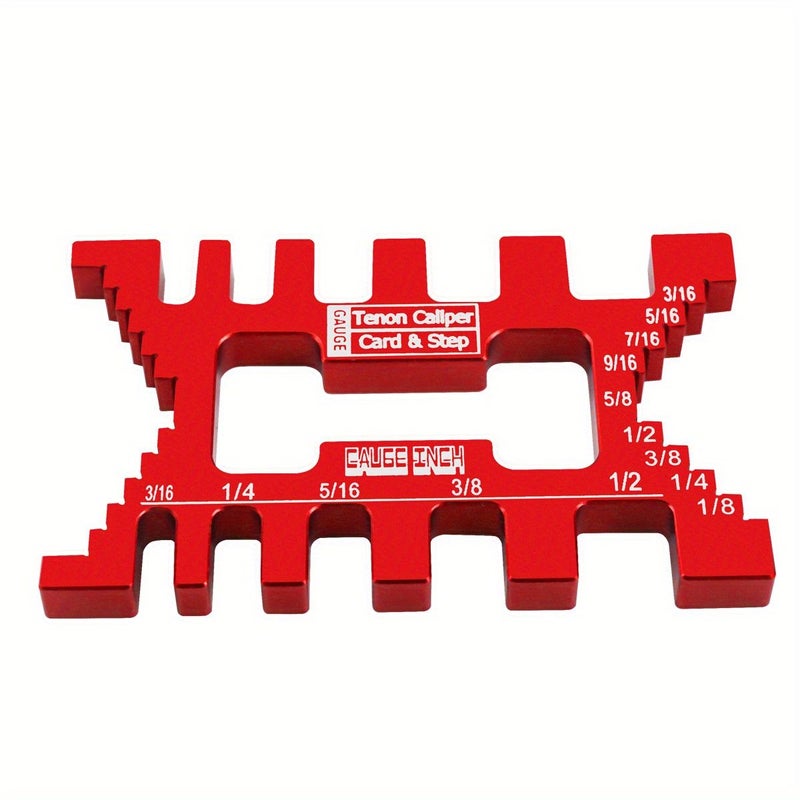 Red 2in1 Aluminum Woodworking Dovetail Jig Inch Metric - Image 4