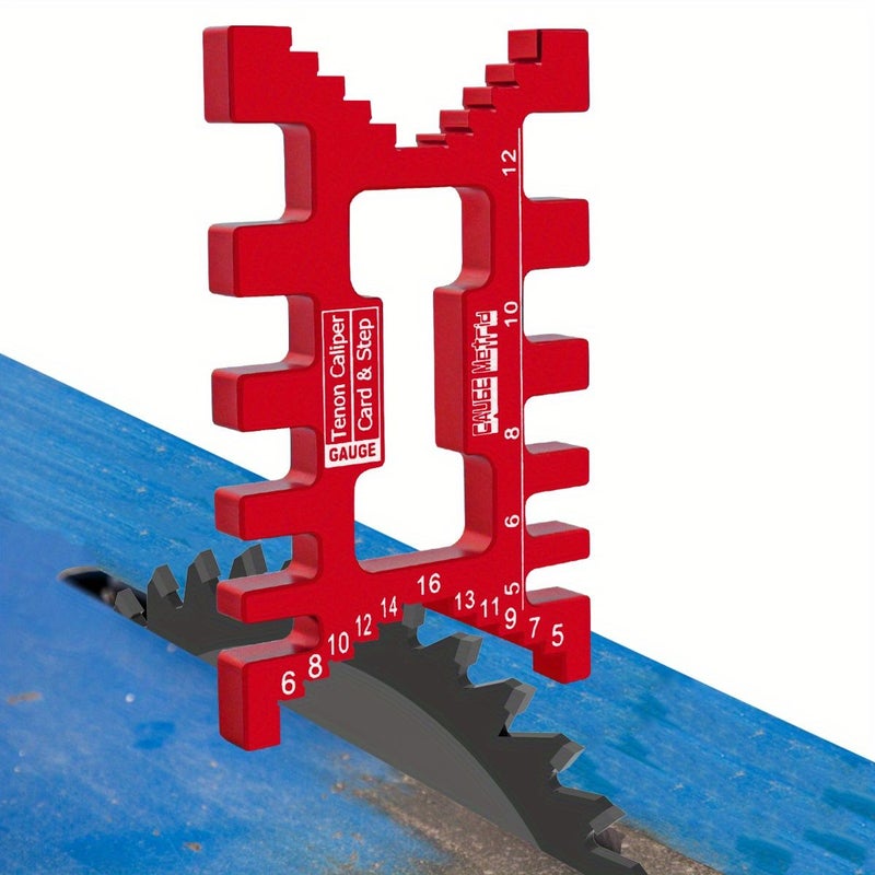 Red 2in1 Aluminum Woodworking Dovetail Jig Inch Metric - Image 3