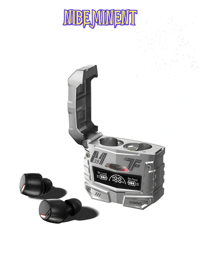 M35 Tws Earphones t 5.3 Low Latency Headphones 9D HiFi LED Light Touch Wireless Headsets In-ear Gaming Earbuds - Image 2