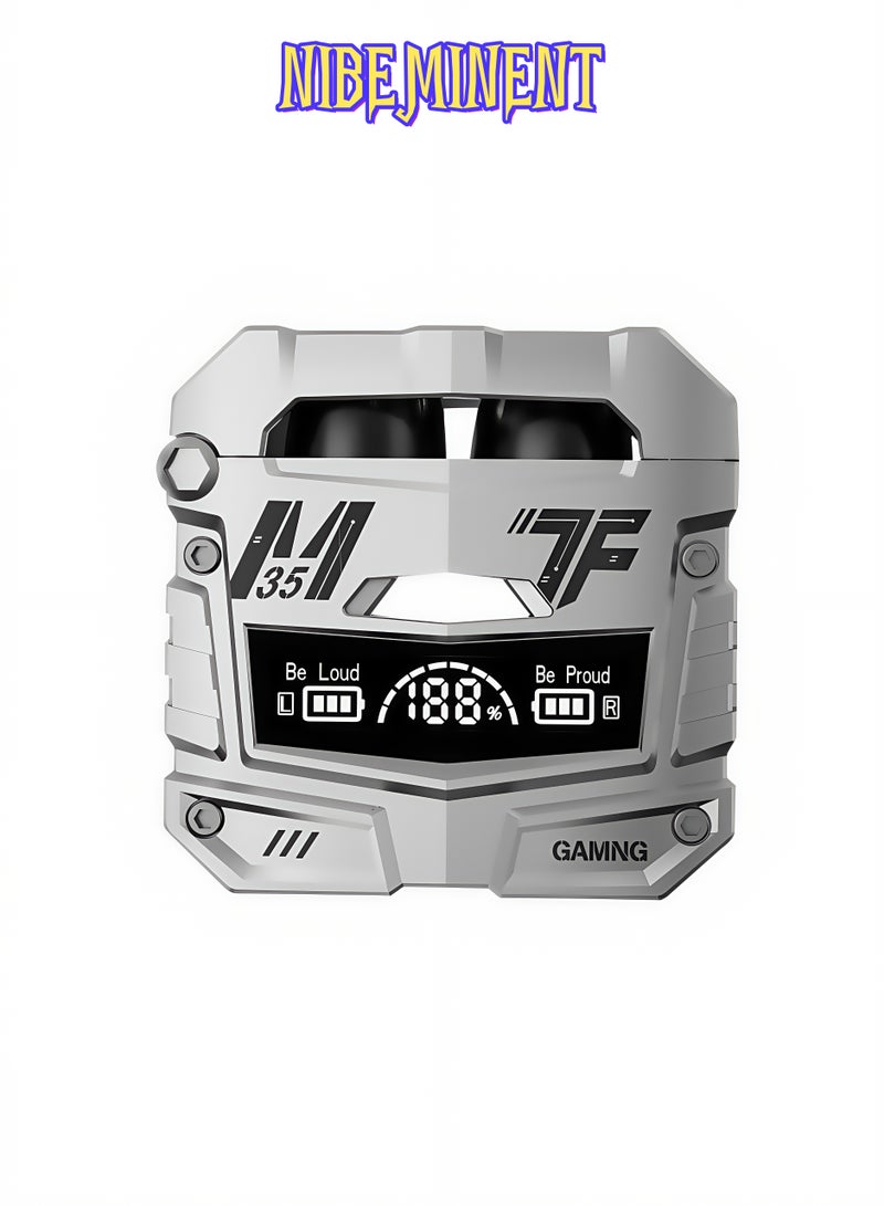 M35 Tws Earphones t 5.3 Low Latency Headphones 9D HiFi LED Light Touch Wireless Headsets In-ear Gaming Earbuds - Image 1