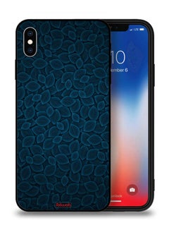 Apple iPhone XS Max Protective Case Digital Art Leaves Pattern