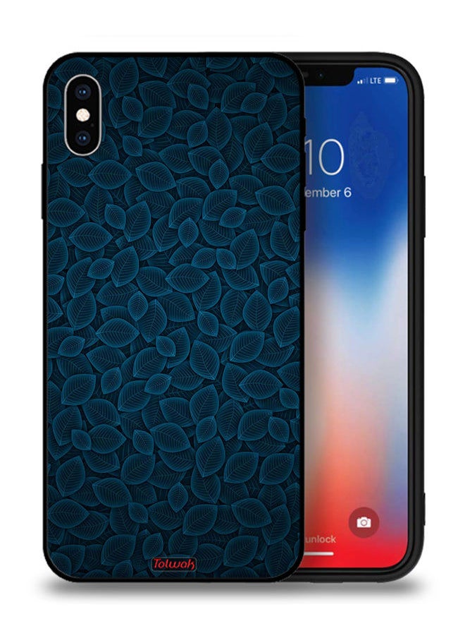 Tolwak - Apple iPhone XS Max Protective Case Digital Art Leaves Pattern - Image 1