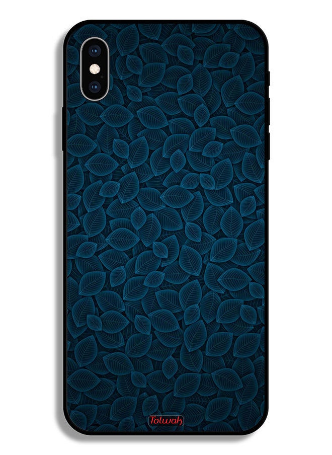 Tolwak - Apple iPhone XS Max Protective Case Digital Art Leaves Pattern - Image 1