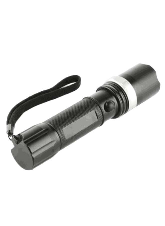 NIBEMINENT Mini Aluminium LED Flashlight Black/White 
