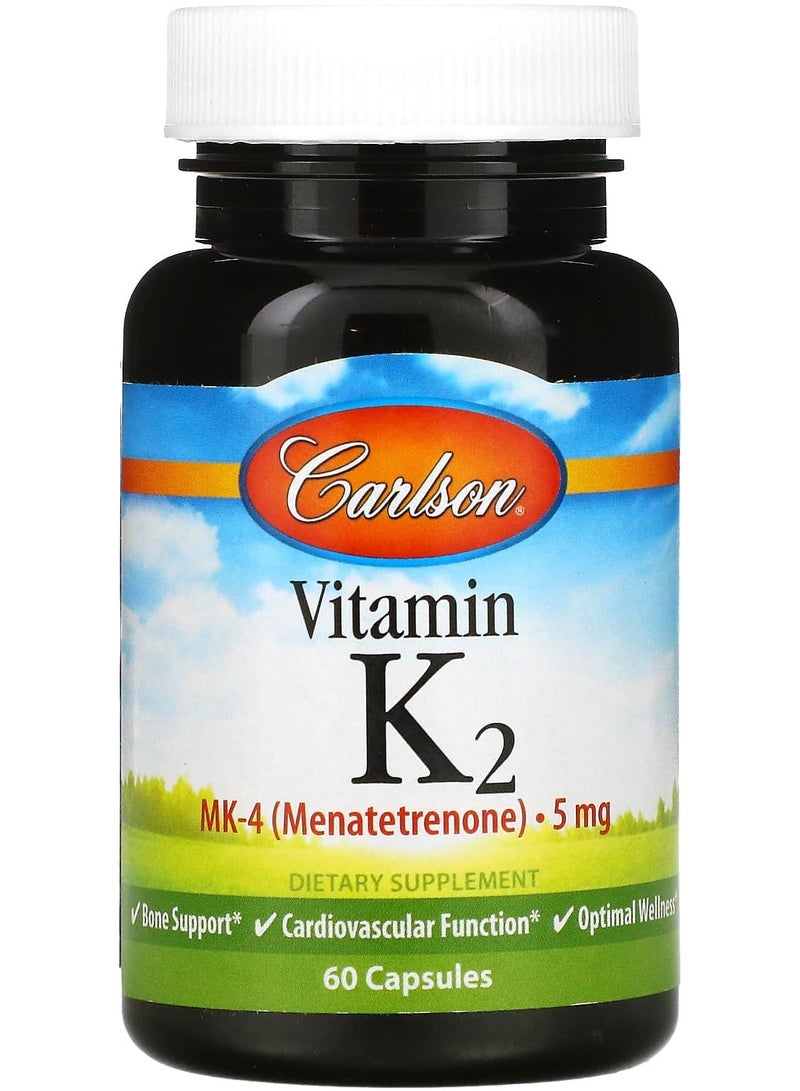 Vitamin K2, 5 mg, 60 Capsules