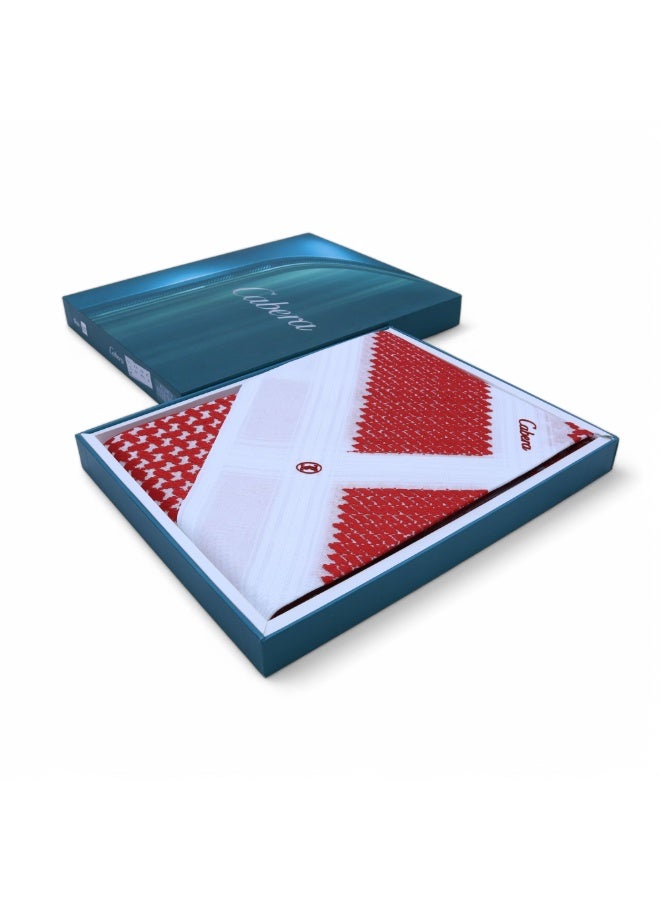 Cabera Shemagh for Men, Red - Image 1