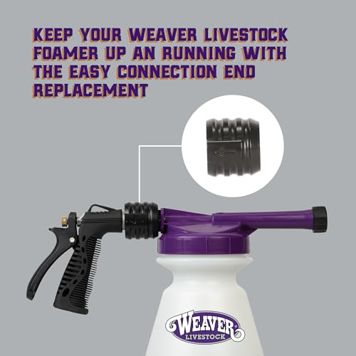 Weaver Livestock Quick Connect Fittings for Foamer, Cattle Shampoo Sprayer Quick Connect Hose Adapter, Easy Connect Hose Adapter for Shampoo Foamer - Image 3