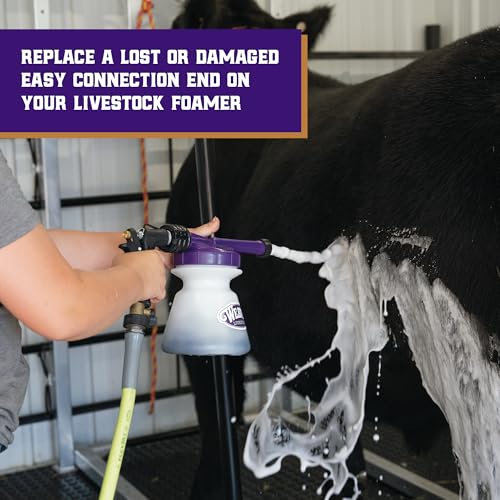 Weaver Livestock Quick Connect Fittings for Foamer, Cattle Shampoo Sprayer Quick Connect Hose Adapter, Easy Connect Hose Adapter for Shampoo Foamer - Image 2