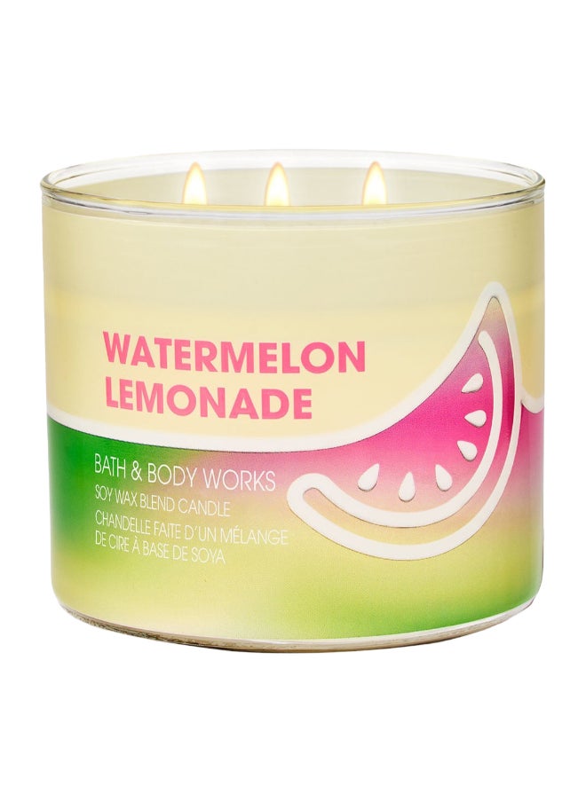 Bath & Body Works Watermelon Lemonade 3-Wick Candle 