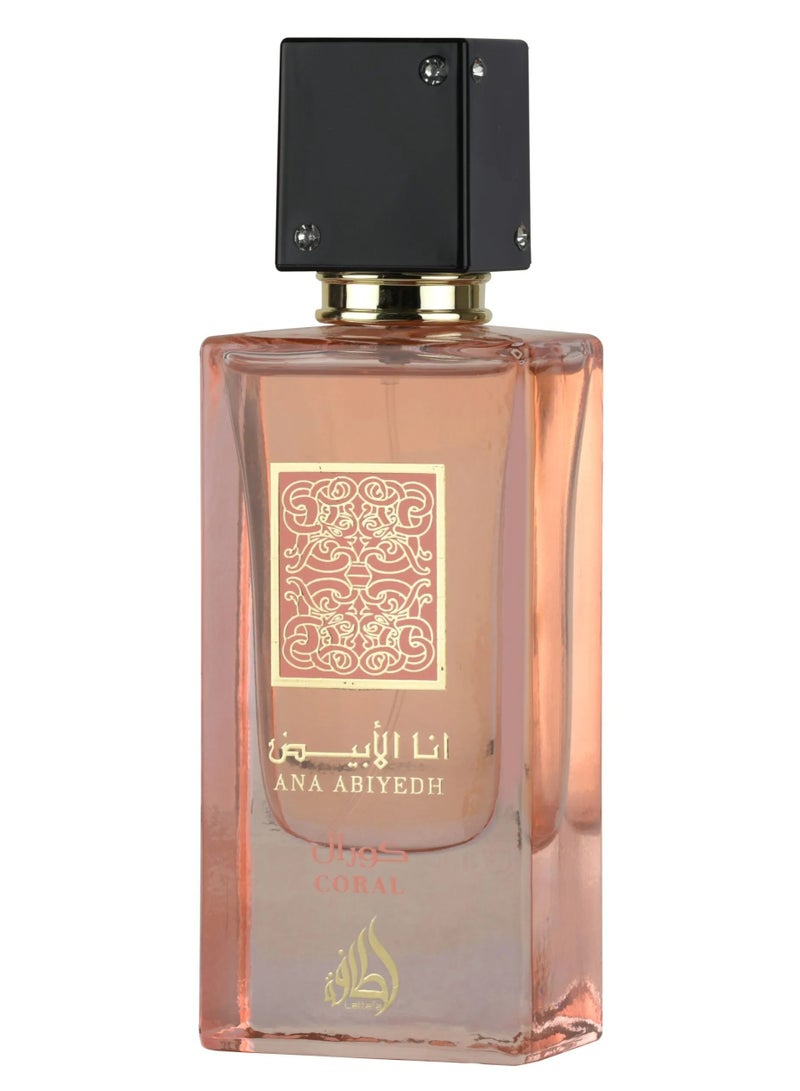 Lattafa Ana Abiyedh Coral EDP 60ML - Image 1