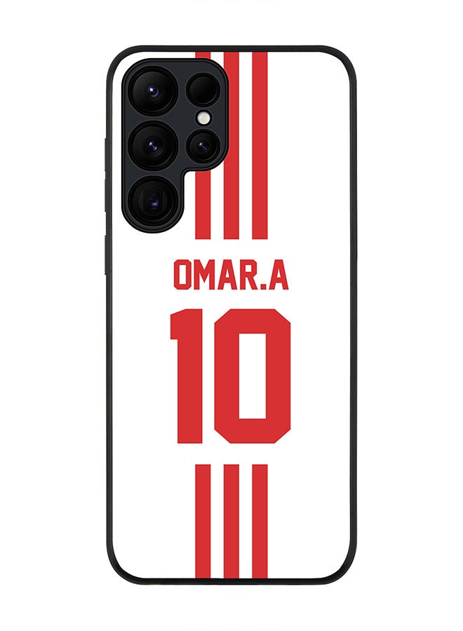 Stylizedd For Samsung Galaxy S25 Ultra 5G Case,Slim fit Camera Protection, Shockproof Thin Phone cover  - Football - UAE,  Omar.A - Image 1