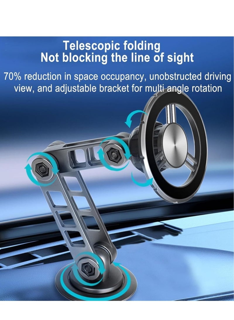 TIGER 360° Rotatable Folding Car Phone Holder – Adjustable Hands-Free Car Mount for Desk & Vehicle – Universal Compatibility for Smartphones, Easy Installation, Stable & Secure Grip - Image 4