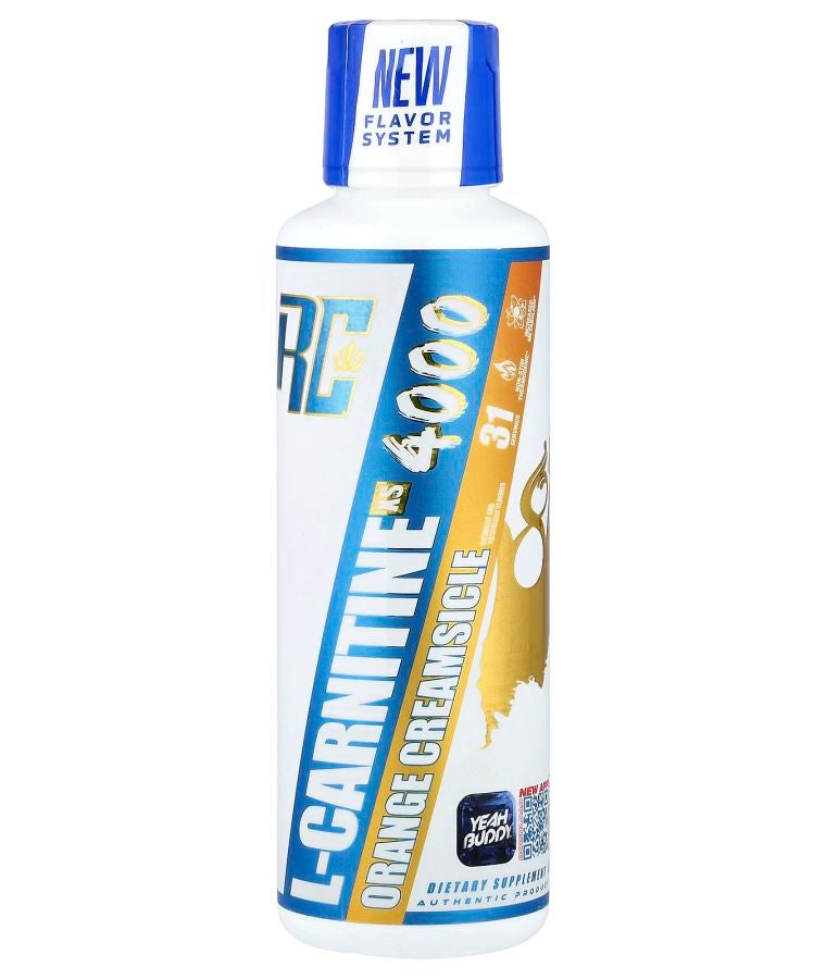 RONNIE COLEMAN L-كارنيتين XS™ 4000 كريمة البرتقال 15.72 أونصة سائلة (465 مل)
