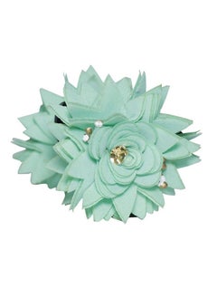 Clutcher Green Color Hair Clip Artificial Lovely Fabric Flower With Golden Stone Hair Clutcher Hair Claw For Women And Girls (Pack Of 1) - pzsku/Z038C0D0BAEC3CBAA0696Z/45/_/1690022376/a6fb5e3f-a84e-4914-9a30-52b8b4107601