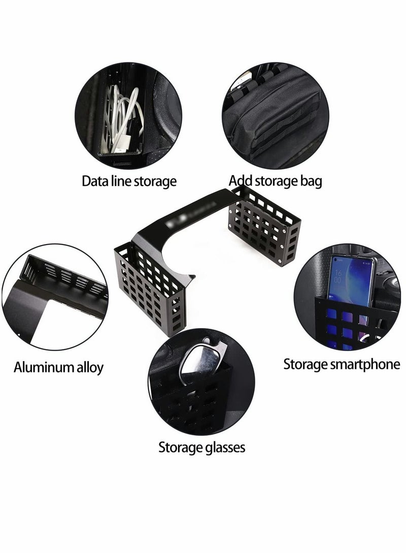 Y&D SYOSI for Toyo-ta FJ Cruiser 2007-2021 car Central Control Gear Panel on Both Sides of The Aluminum Alloy Storage Basket Accessories  - Image 5