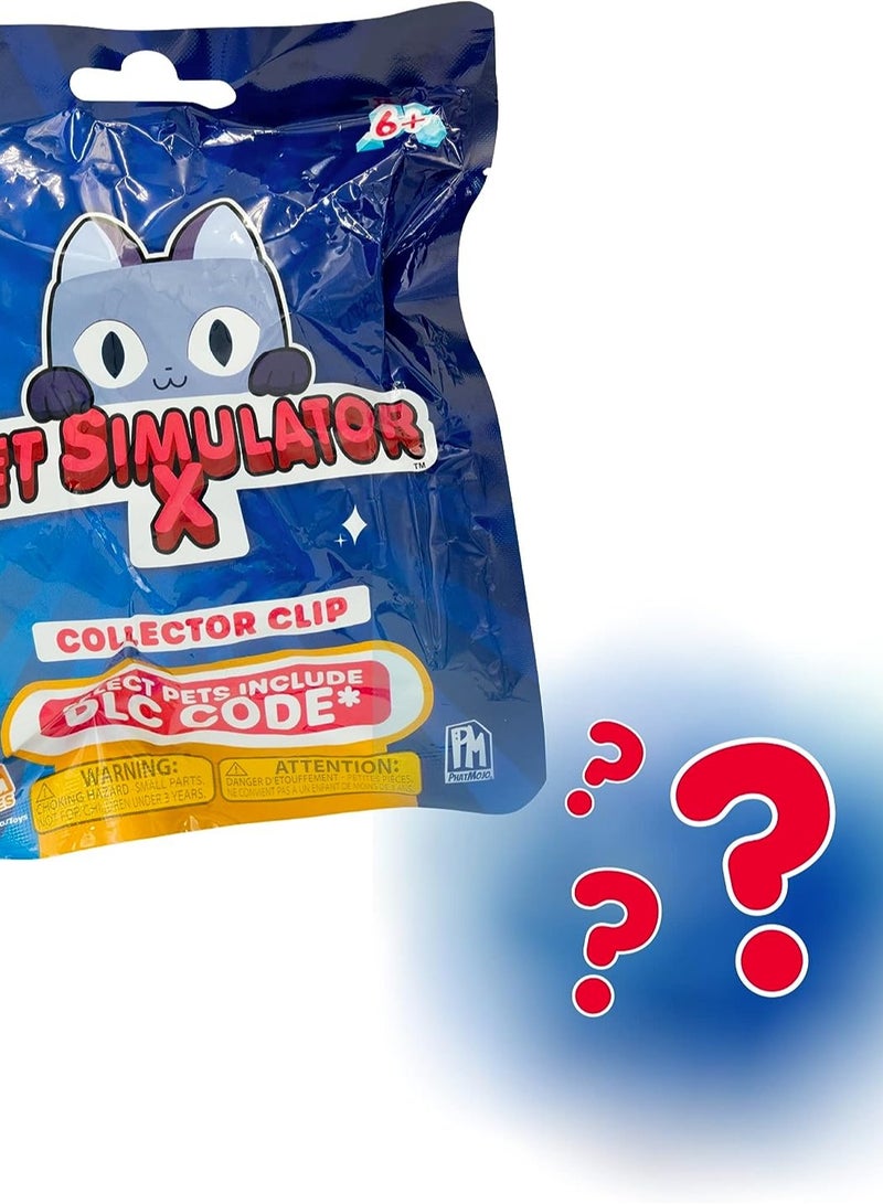 UCC Distributing PET Simulator X - Mystery Pet Minifigure Toys with Collector Clip - Blind Bag 1 Pack and Chance of DLC Code - Surprise Collectable - Image 1