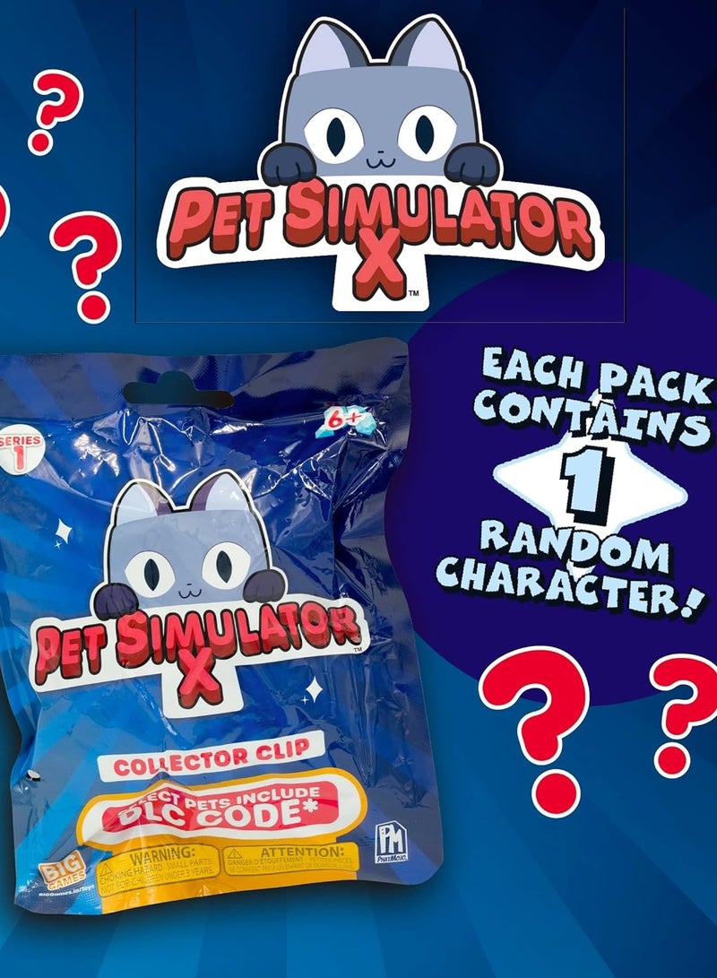 UCC Distributing PET Simulator X - Mystery Pet Minifigure Toys with Collector Clip - Blind Bag 1 Pack and Chance of DLC Code - Surprise Collectable - Image 2