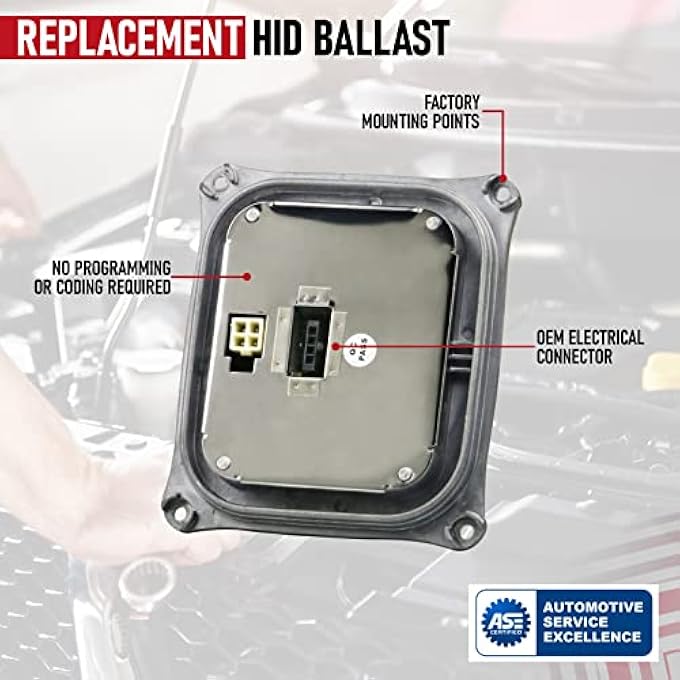 أيه أيه إغنيشن وحدة التحكم في صابورة المصابيح الأمامية زينون HID تحل محل 307 329 153 307 329 193 63 117 182 520 8J0907391 متوافقة مع سيارات كاديلاك DTS Bmw 328I 335I كوبيه M3 645I 650I X5 X3 - Image 5