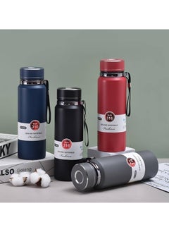 Generic 1000ml Double-Insulated Stainless Steel Thermal Water Bottle for Cold and Hot Drinks. Leak-Proof Sports Vacuum Flask. Blue. Sold by (Black Fire).  - Image 2