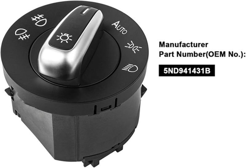 DEMULAX Fog Light Control Switch for VW Models - Image 2