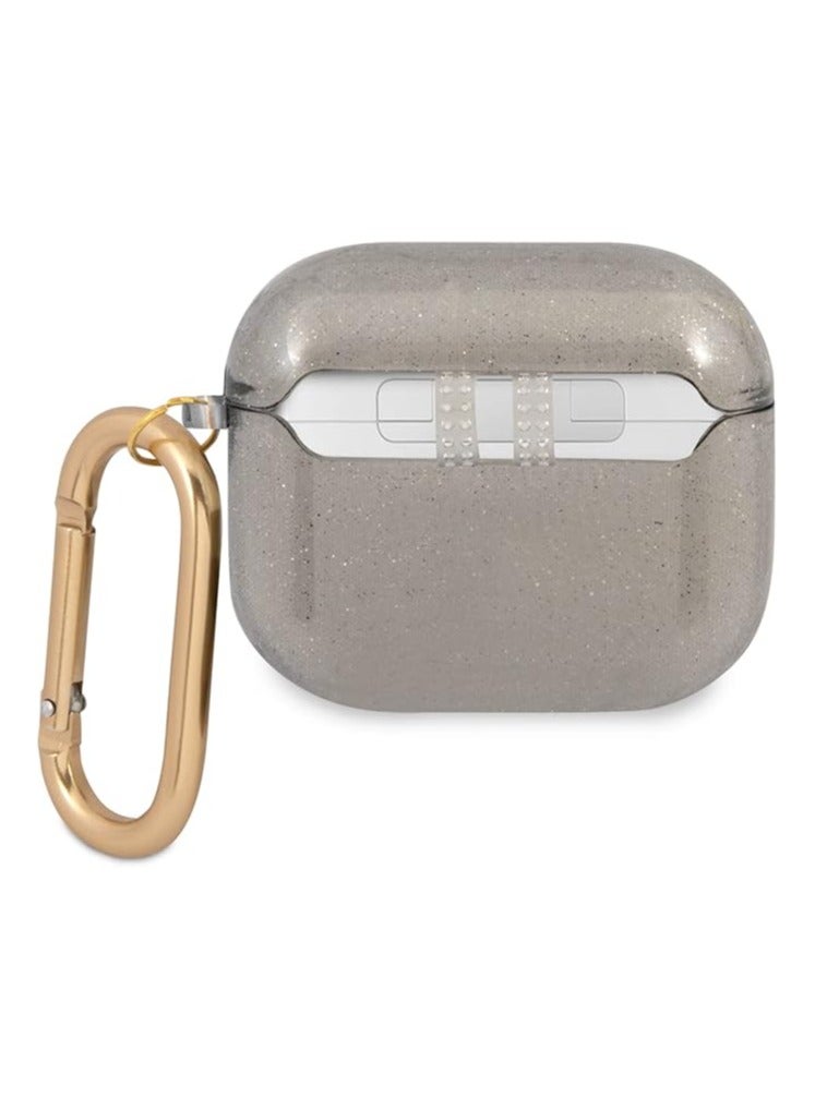 GUESS Guess TPU Colored Glitter Case for Air pods 3 - Black  - Image 2