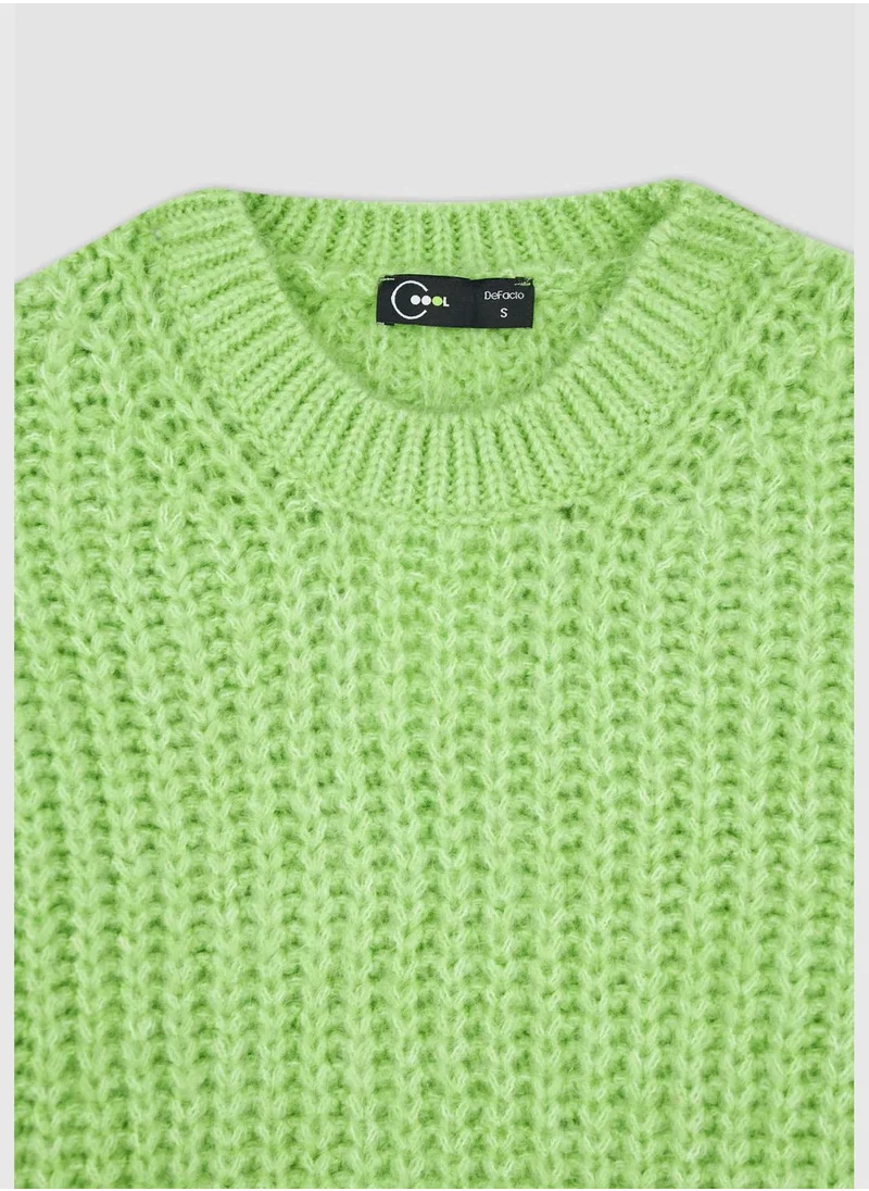 DeFacto Oversize Fit Crew Neck Jumper