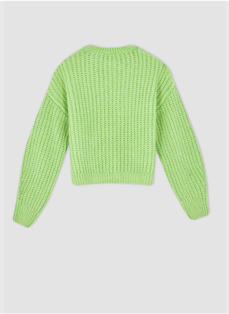 DeFacto Oversize Fit Crew Neck Jumper