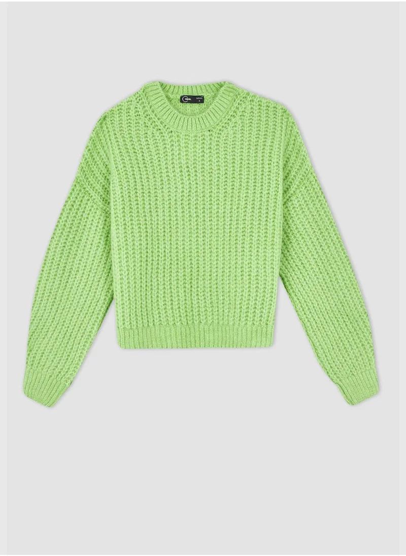 DeFacto Oversize Fit Crew Neck Jumper