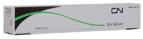 Walthers SceneMaster HO Scale Model of Canadian National (White, Black, Green) 53' Singamas Corrugated Side Container,949-8501 - Image 2