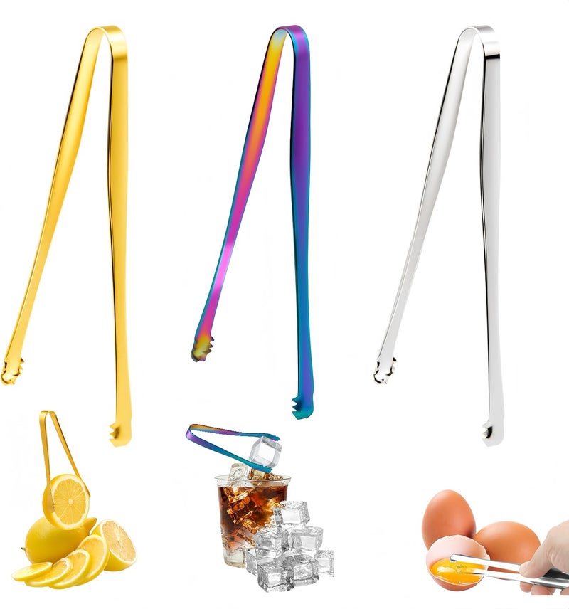 Pretwad 3 Pcs Egg Chalaza Remover Tool, 3 Color 5.98 Inch Stainless Steel Toothed Egg Shell Fragment Membrane Cracker Separator, Multipurpose Kitchen Gadget for Perfectly Clean and Intact Eggs Chefs Bakers - Image 1