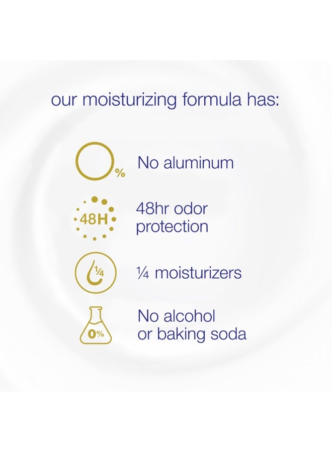 دوف مزيل عرق دوف 0% ألومنيوم، حماية من الروائح تدوم 24 ساعة، بنكهة الخيار والشاي الأخضر مع ¼ مرطبات و0% كحول، 2.6 أونصة (عبوة من 4 قطع) - Image 4