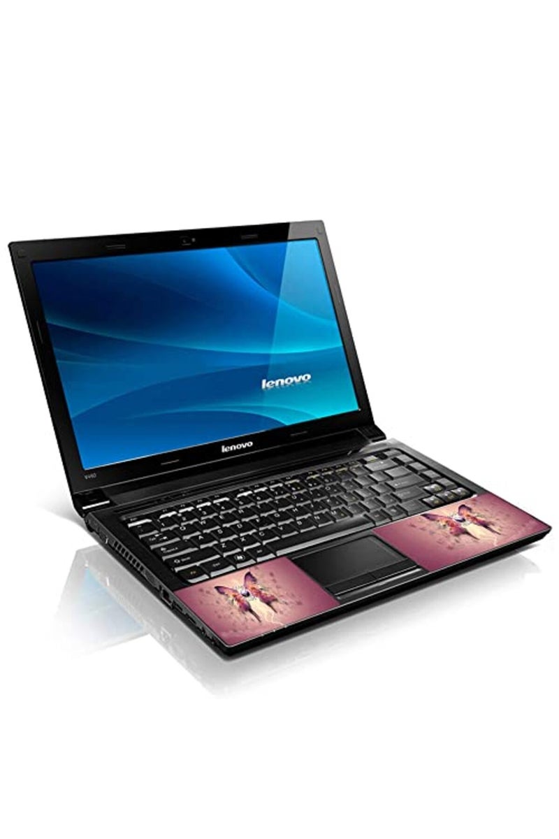 LSS Laptop 17-17.3" Skin Cover with Colorful Purple Butterfly Pattern - Image 4