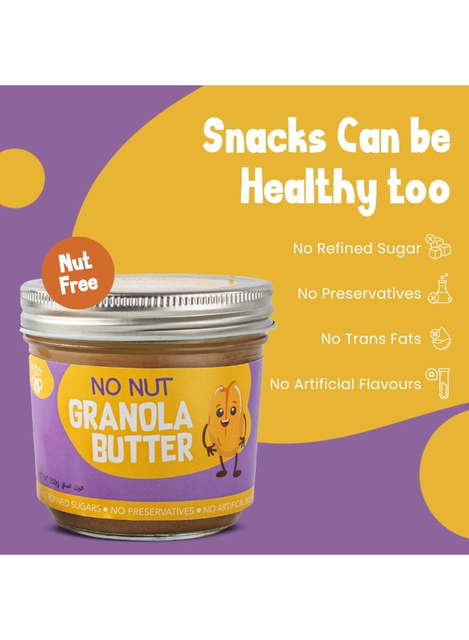 Koala Picks No nut Granola Butter Spread 250g - All-Natural, Healthy Breakfast & Snack Spread – No Refined Sugar, No Preservatives, No Artificial Ingredients - Image 2