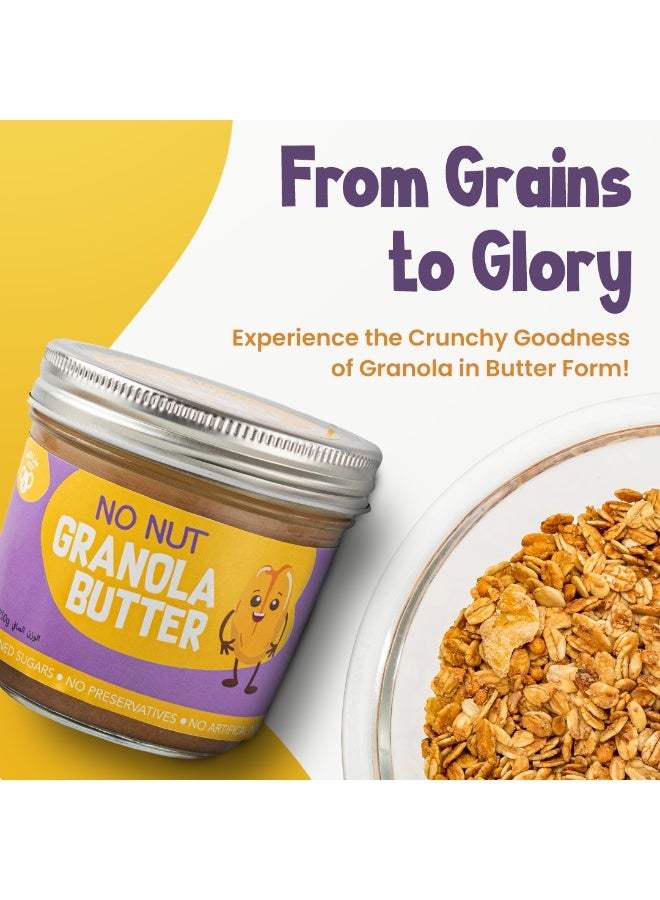 Koala Picks No nut Granola Butter Spread 250g - All-Natural, Healthy Breakfast & Snack Spread – No Refined Sugar, No Preservatives, No Artificial Ingredients - Image 3