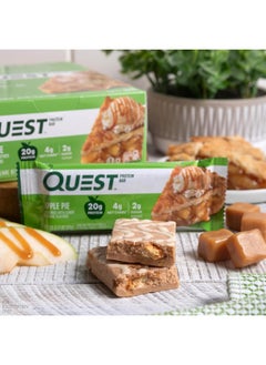 Quest Nutrition Apple Pie Protein Bar, 20G Protein, 4G Net Carbs, 2G Sugar, Gluten Free, Keto Friendly, 12 Count  - Image 4
