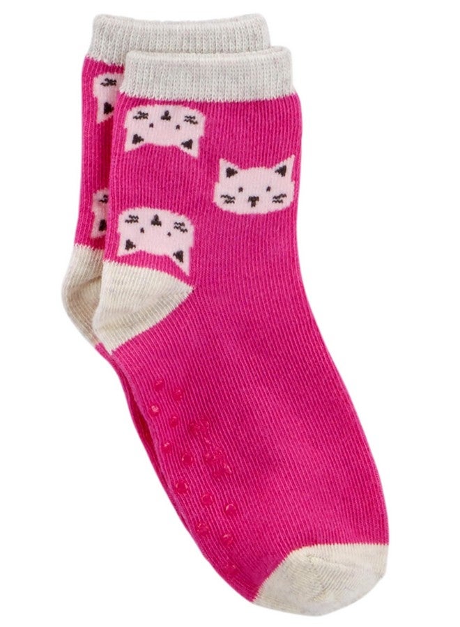 سيمبل جويز باي كارترز جوارب سيمبل جويز من كارترز بيبي للأطفال الصغار، عبوة من 12 قطعة، بنقشة حيوانية/أفوكادو/قطة/نقاط، مناسبة للأعمار من 4 إلى 5 سنوات - Image 1